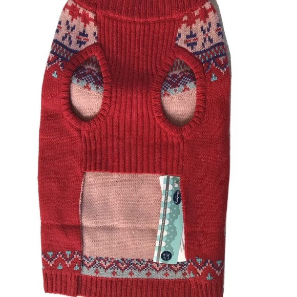 🐕 Blueberry Pet Red Sweater Dog Size XL/16” - Picture 3 of 9